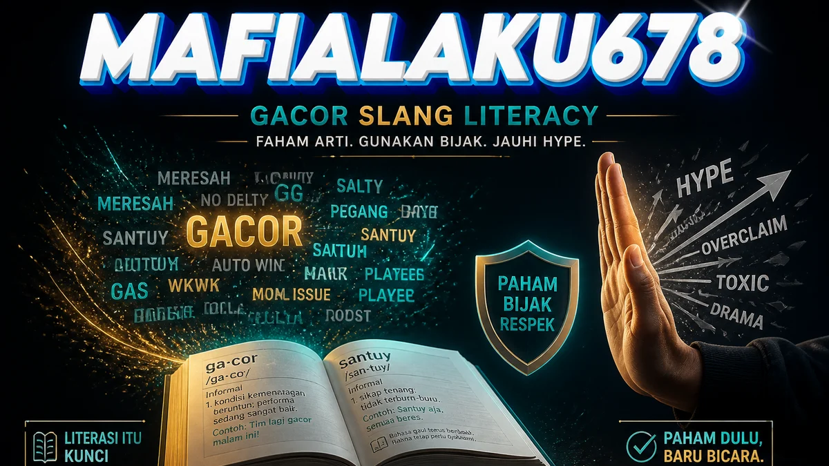 MAFIALAKU678 Gacor: Literasi Slang tanpa Klaim Hasil