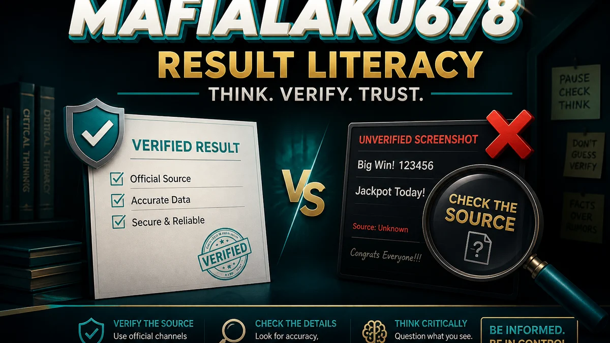 MAFIALAKU678 Result: Cara Menyikapi Keluaran tanpa Andalkan Grup